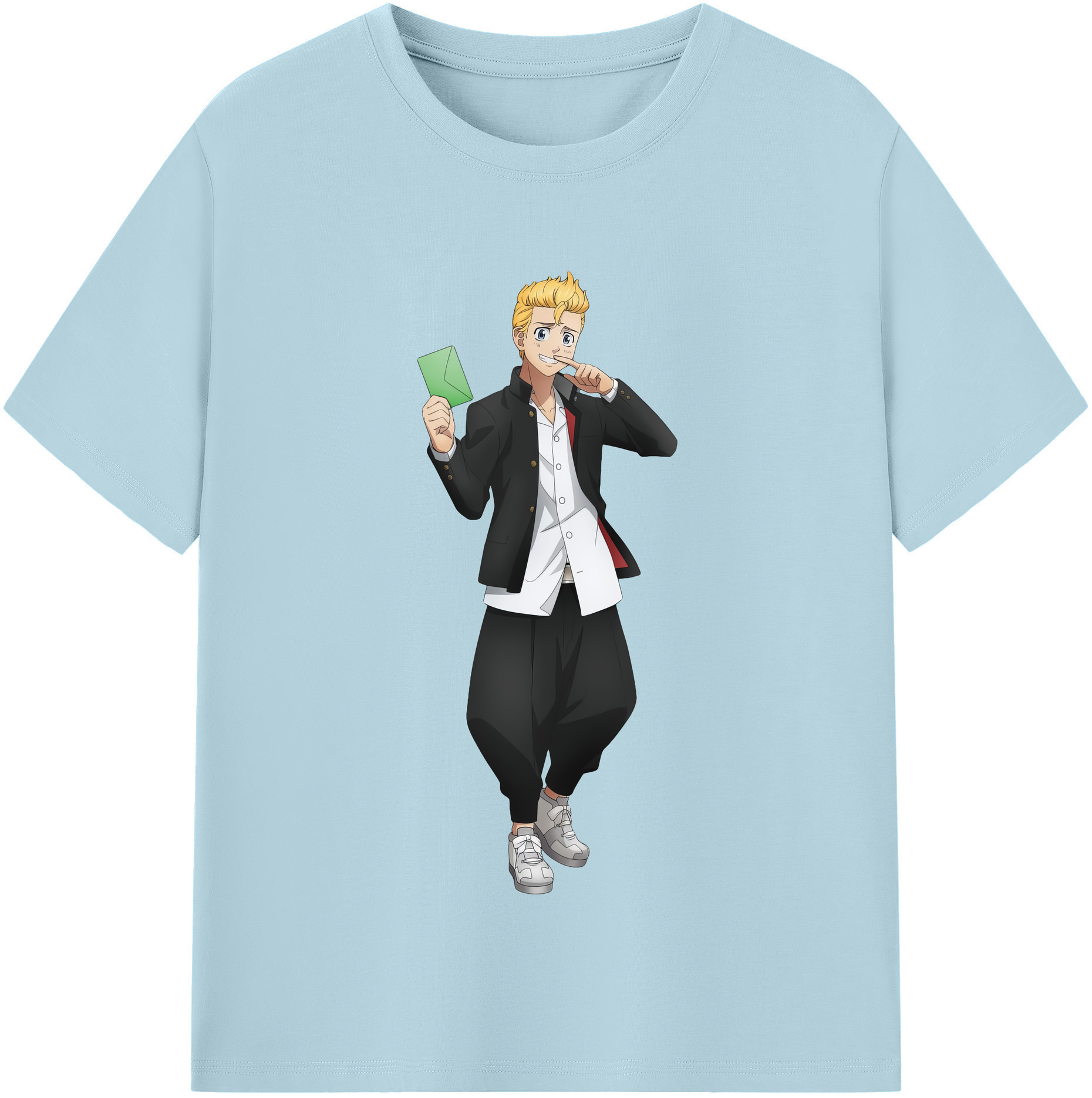 （画像用） 東京リベンジャーズ Tokyo Revengers 綿100％半袖Tシャツ（フロントプリント）